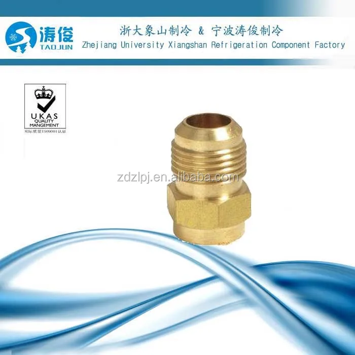 All Size High Quality Brass Flare Nuts For Air Conditioner Copper Tube Pipe Fittings At Direct Factory Price