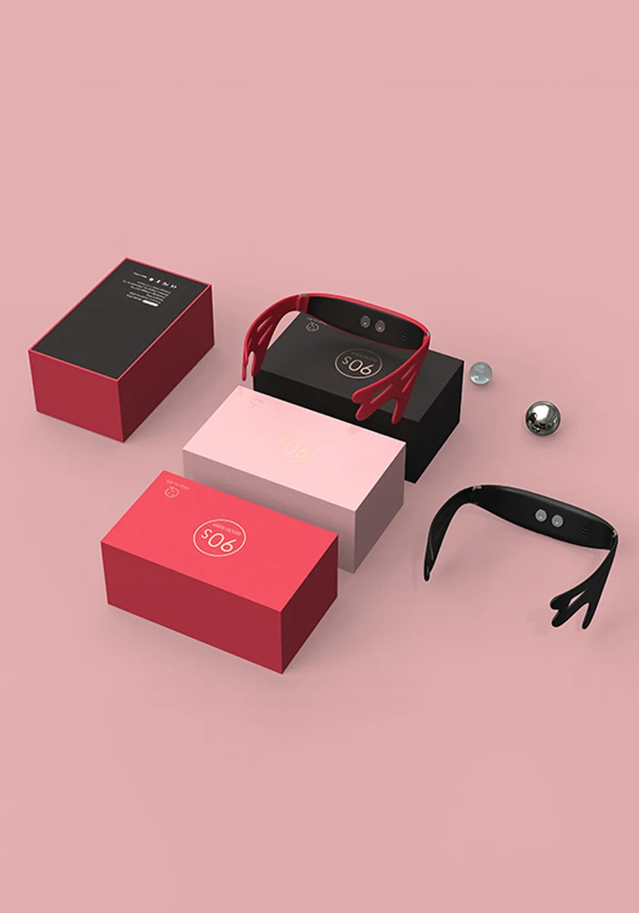 New Electric Headache Migraine Relief Insomnia Relaxation Stress Sleep Aid Massage Device Microcurrent Pulse Tool Head Massager