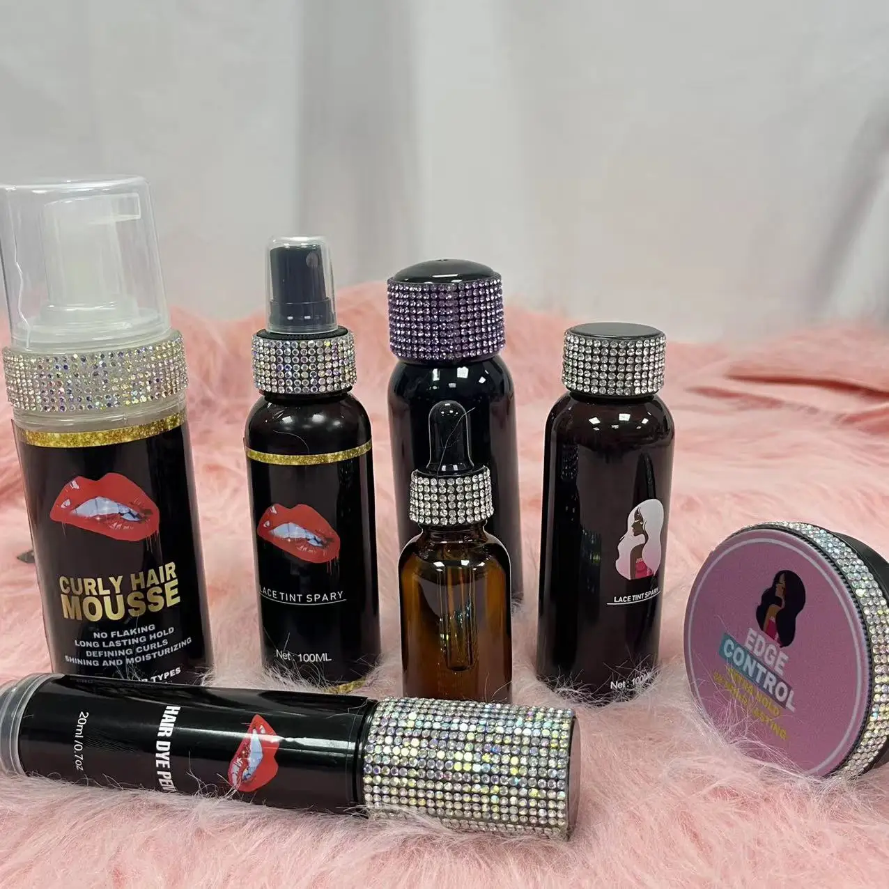 Private Label Strong Hold edge control 4c hair Wholesale Hair Styling Products Edge Control