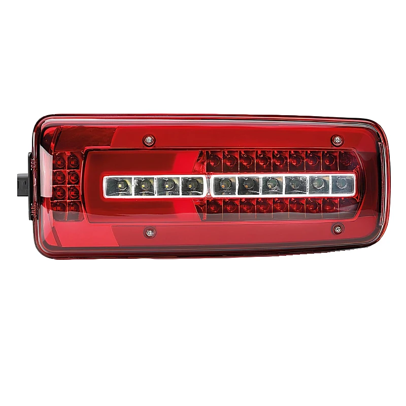 1*pcs LED Combination OEM Tail Light for DAF Waterproof Rear Lamp w 8pins Connector 24V Multi-function