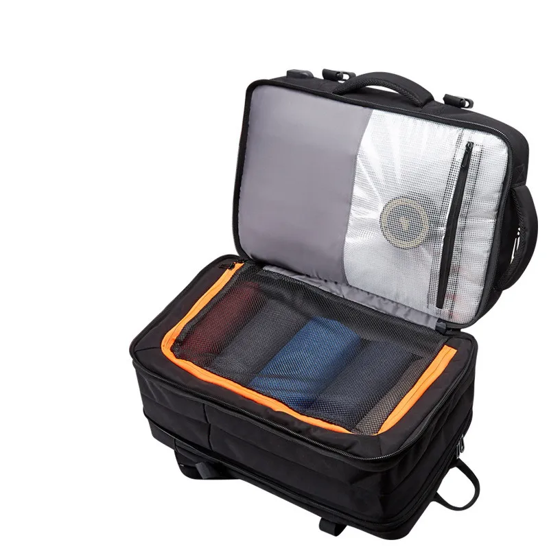 Xianghui 2024 Customizable Large Expansion Backpack Multifunctional USB Charging Sport Fashionable Travel Gym Use Free Sample