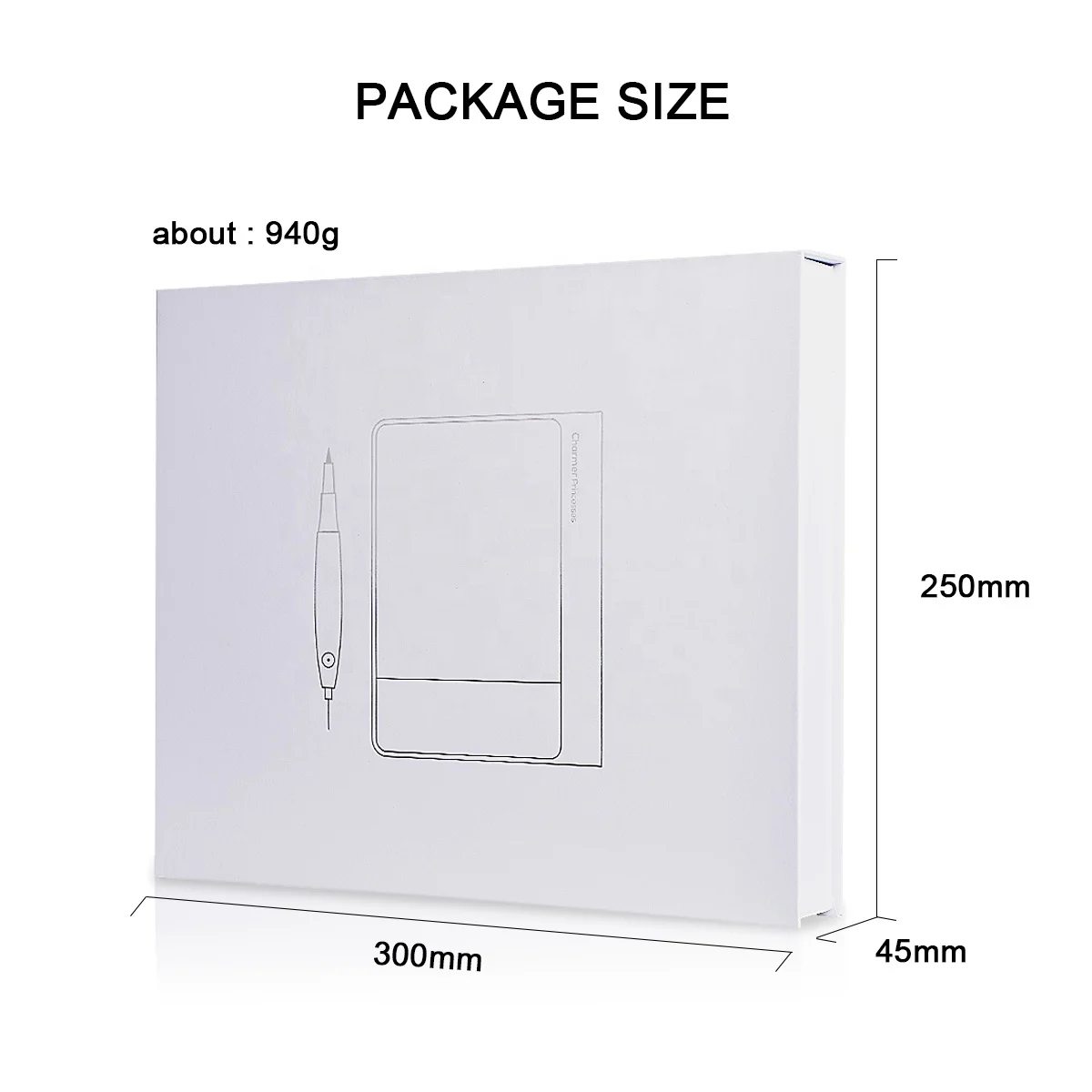 Flux Charmer Princesses Semi Permanent Makeup Wireless Digital Full Kit Microblading Eyebrow Lip Rotary Tattoo Pmu Machine Set