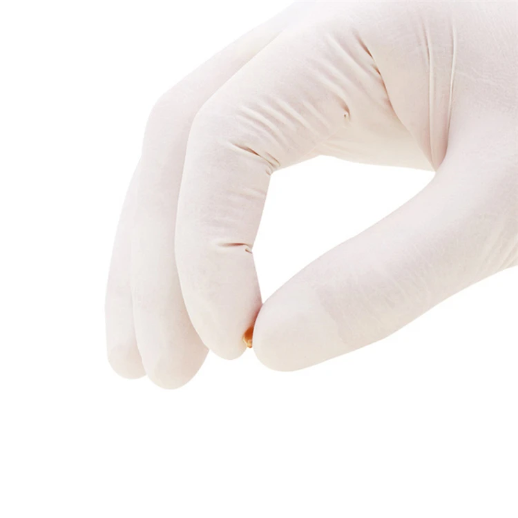 
Touch Screen Convenient Disposable Latex Household Gloves Latex Malaysia Surgical Sterile Gloves 