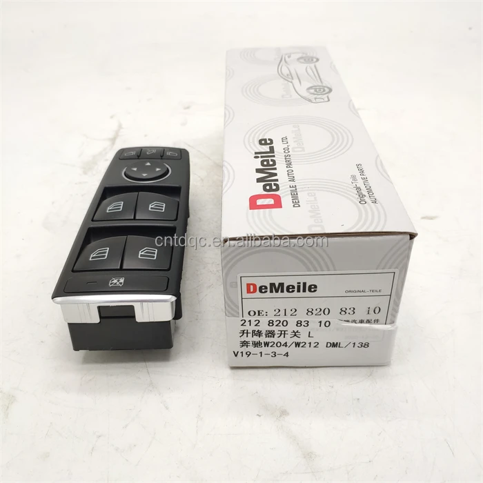 Electric Power Master Window Switch 2128208310 Front Left Window Control Switch for Mercedes W204 W212