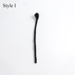 ML Wholesale real hair dreadlocks 0.6cm hand hook human hair dreadlocks wig extension tool