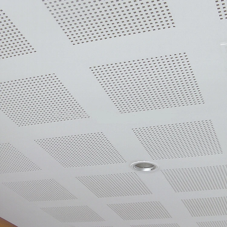 Acoustic performance design freedom Perforated Plasterboard Perforated gypsum board