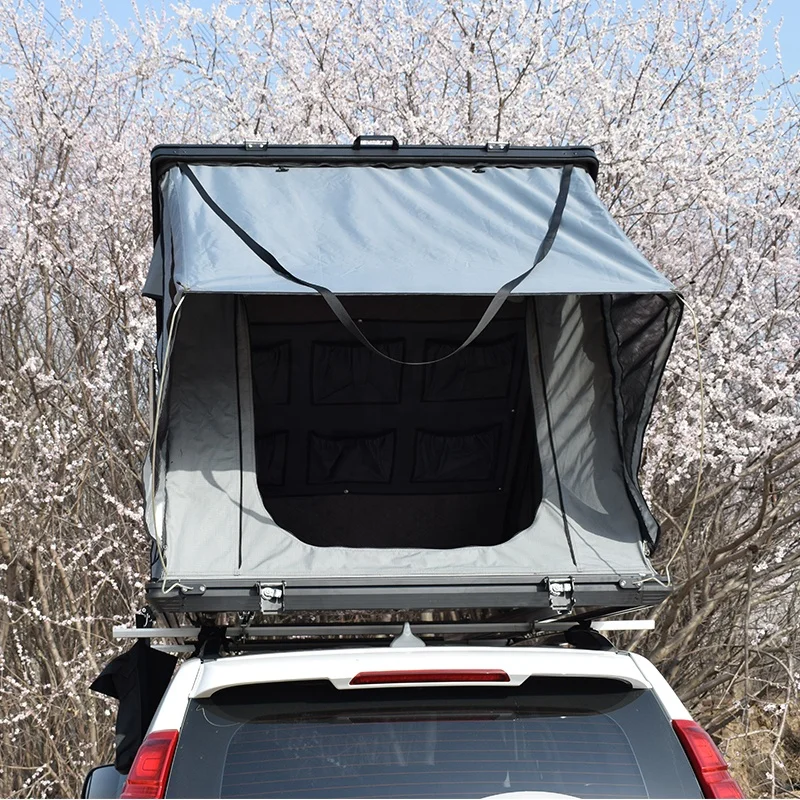 SUV Top Car Roof Tent Hard Shell Automatic Hydraulic Support Camping Tent Travel Sleeping Roof Top Tent