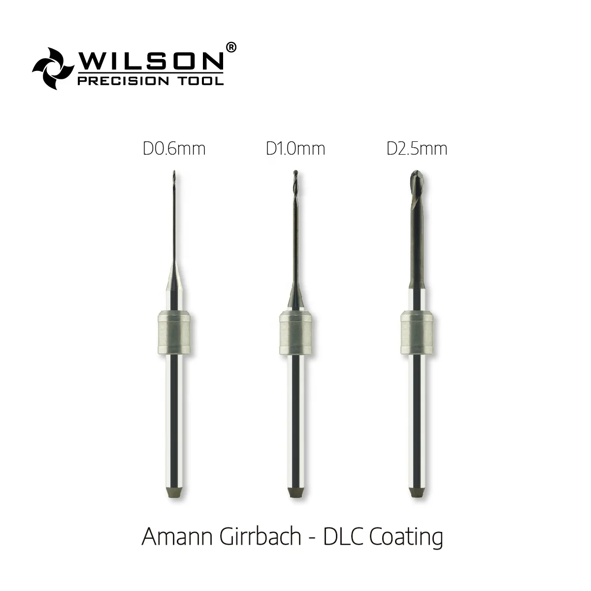 Cadcam End Mills Milling Burs DLC Coating fit for Amann Girrbach  Machines-Cutting Zirconia Cadcam bur