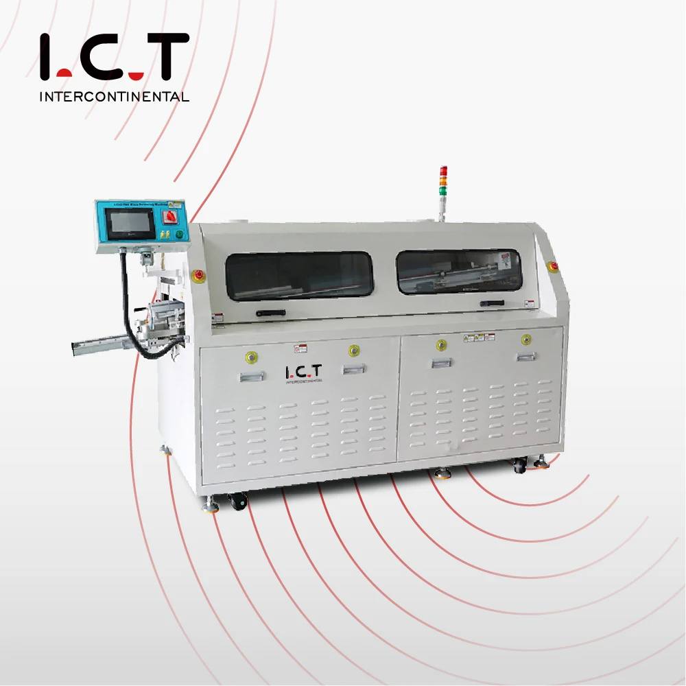 I.C.T Through Hole Wave Soldering Machine Selective Soldering Machine Pcb Wave Soldering Machine