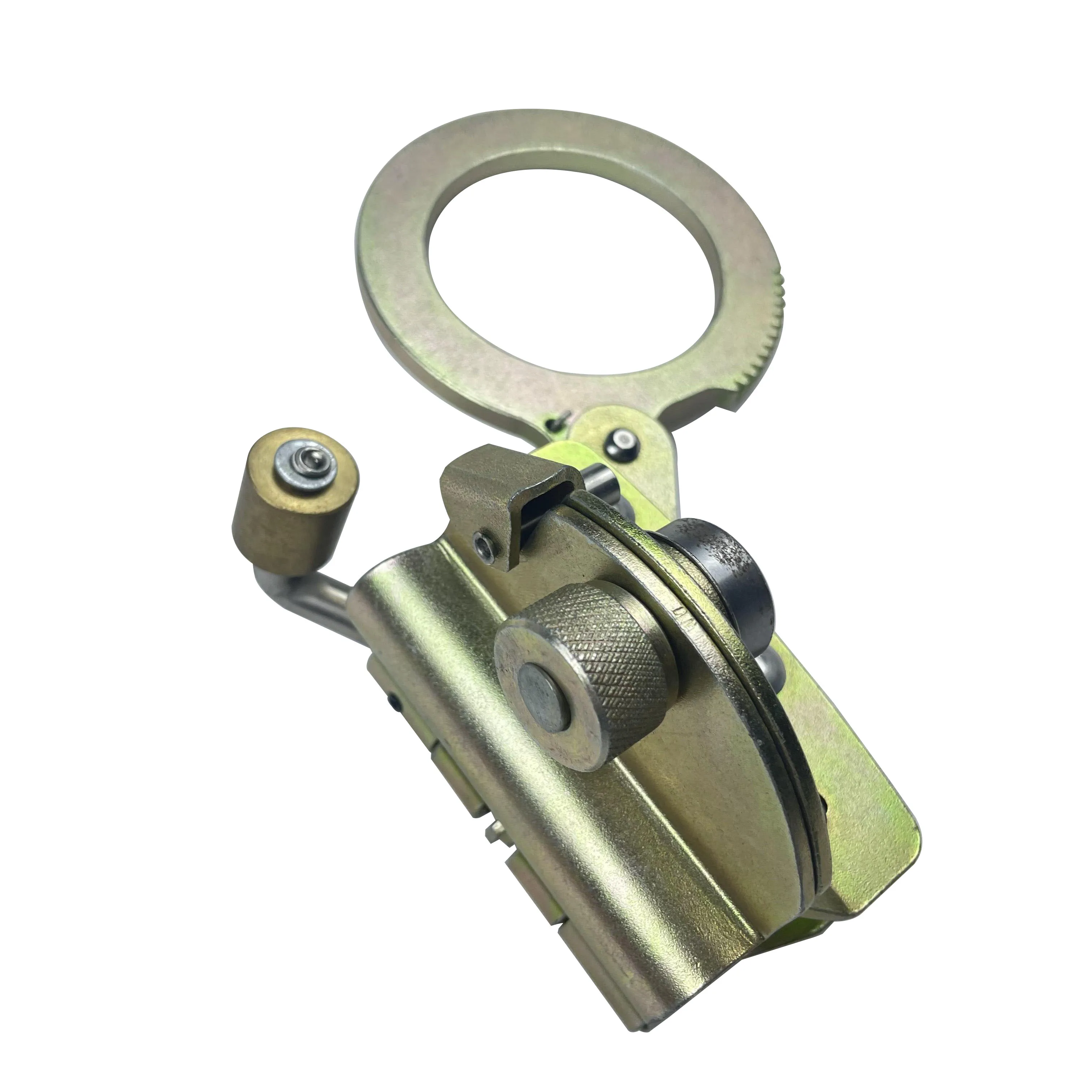 ANSI safety rope lifeline with shock absober and rope grab suitable for firefighting, water rescue, adventure  25 to 200 inches