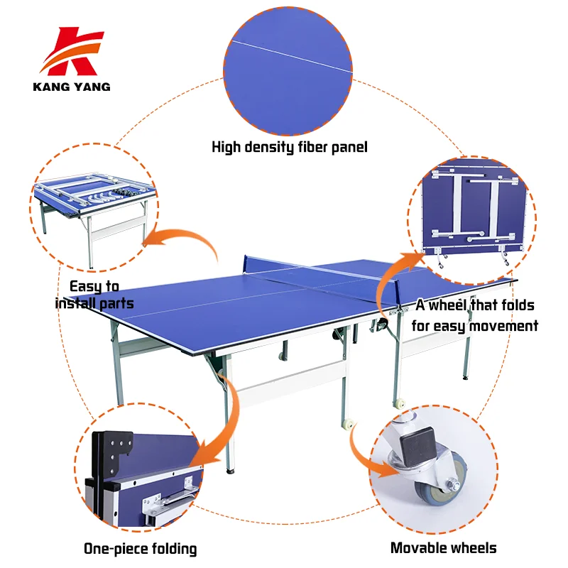 Sell At A Low Price Foldable RemovableTable Tennis Equipment Dhs Ittf Approved Table Tennis Table Indoor