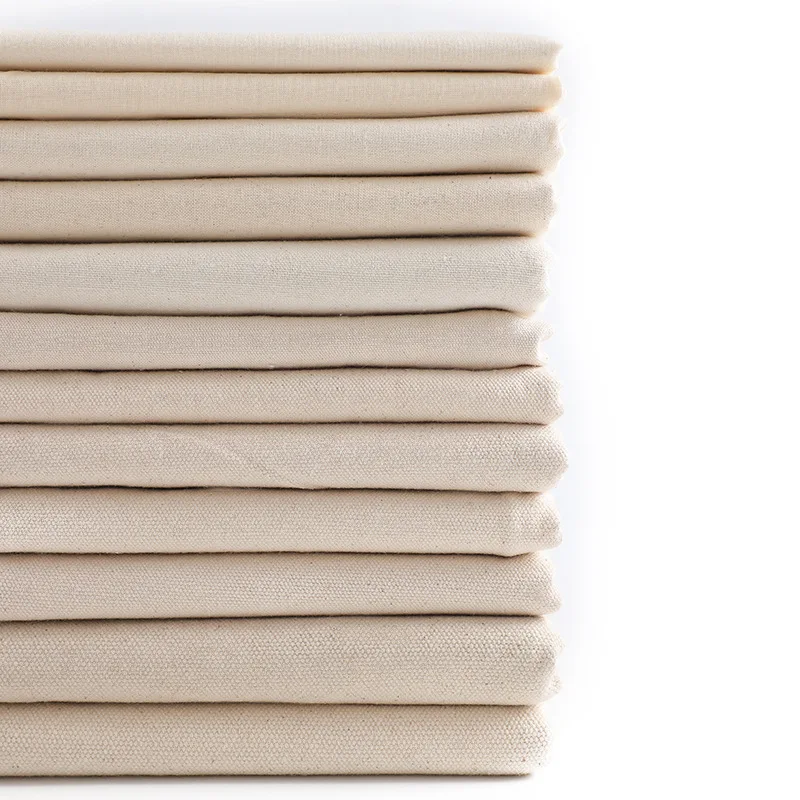 Multi-specification cotton canvas grey cloth can be ordered thickened canvas bag shoe material sofa back fabric