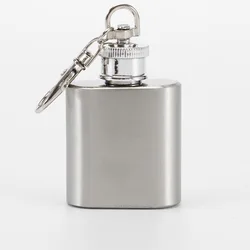 1-18 oz stainless steel hip flask flagon portable flask solid metal pocket whiskey small flagons wine bottle outside drinker