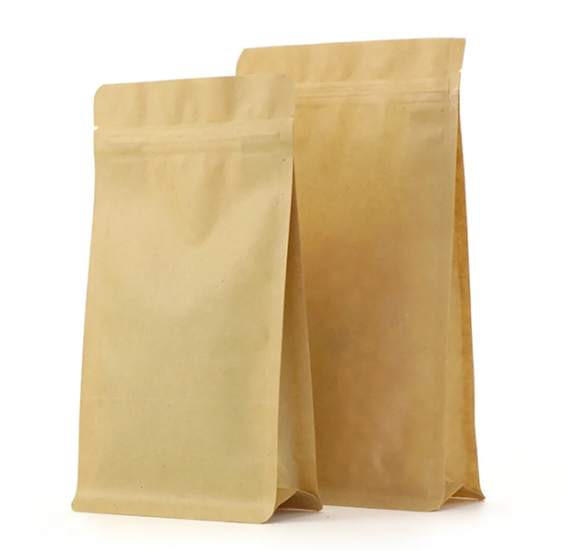 10X20cm Kraft paper bag for milk powder flour rice
