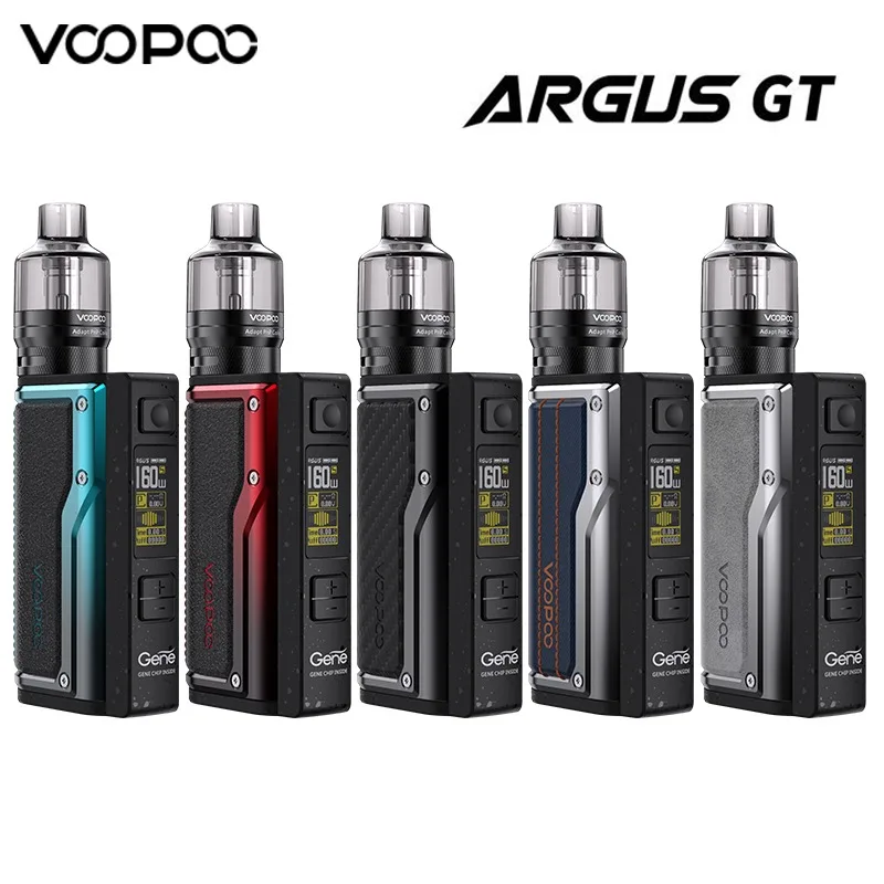 Бокс-мод VOOPOO Argus GT с двойной батареей 18650 чип GENE.TT 160 Вт TC бокс-мод баком PNP 4 5 мл набор Ecig Vs Drag