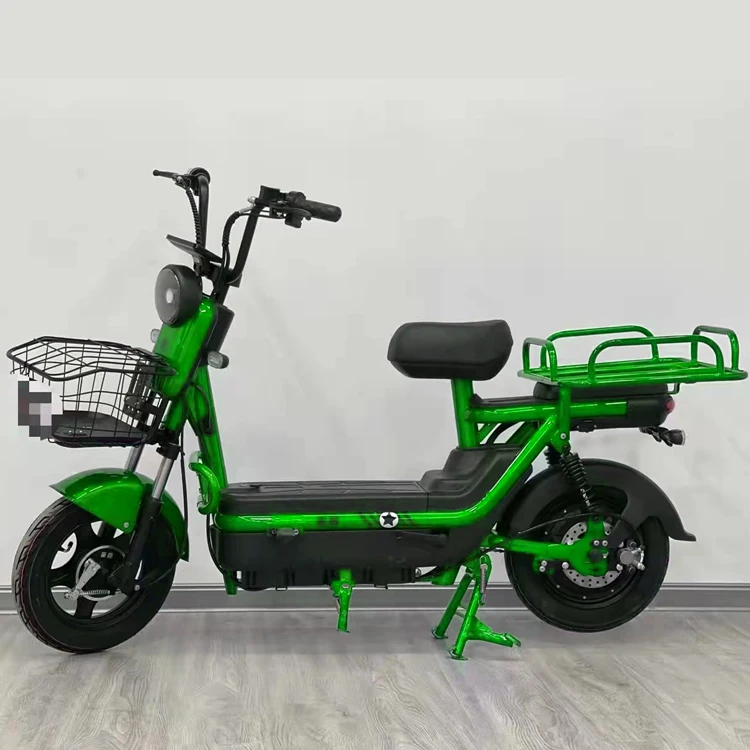 Custom  Safety Lightweight Takeaway Electric Bicycle Fast Food Delivery e-Bike 1500W 60V City bicycle bike with gear cycle