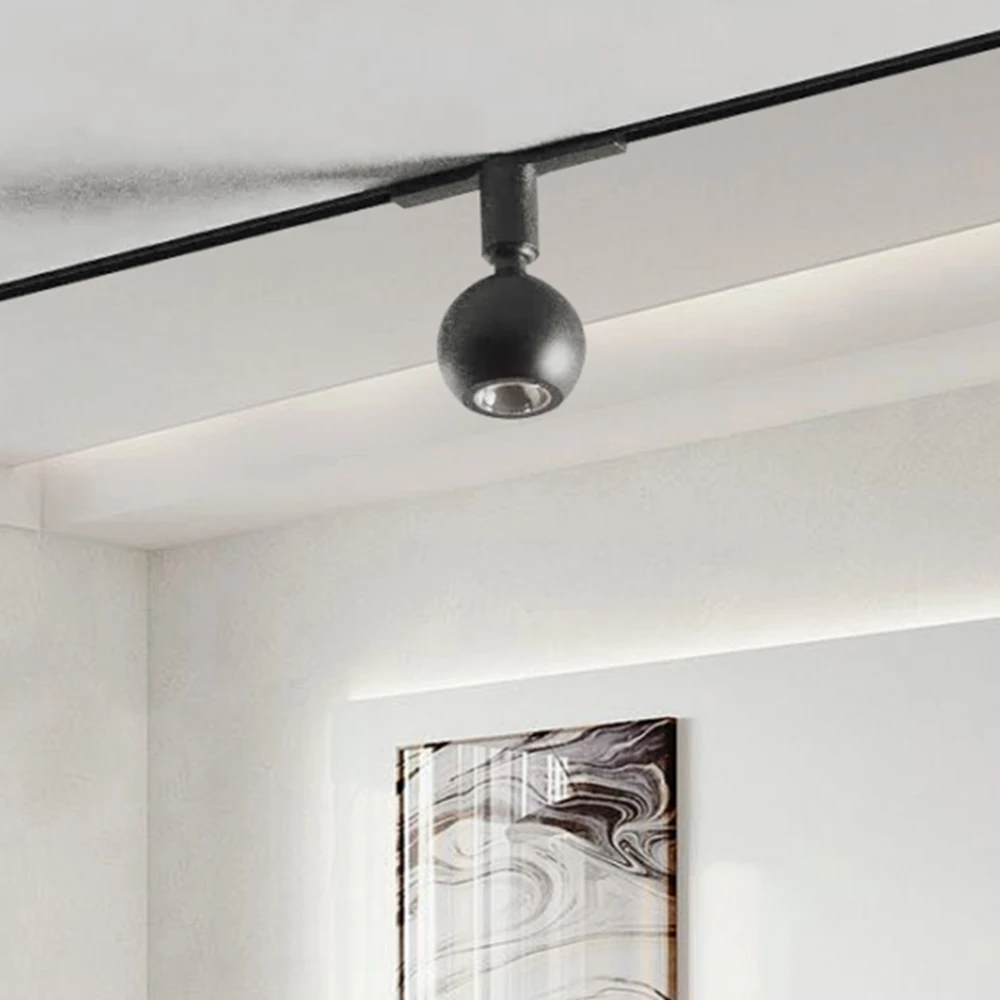 Commercial Lighting Dc48V Office Hotel Home Ultra-Thin Aluminum Grille Flood Light Spotlight Led Track Light