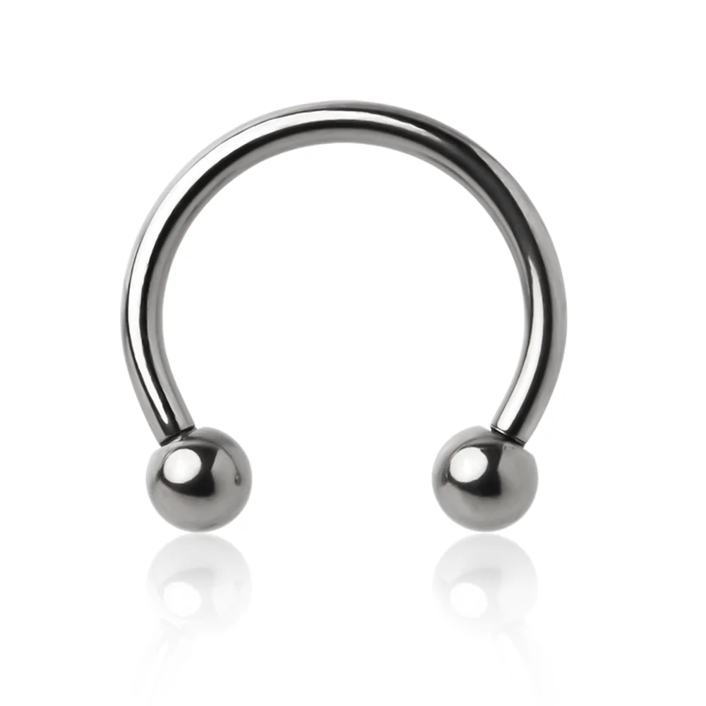 Horseshoe Implant Grade G23 Titanium Nose Piercing Jewelry Septum Rings Wholesale