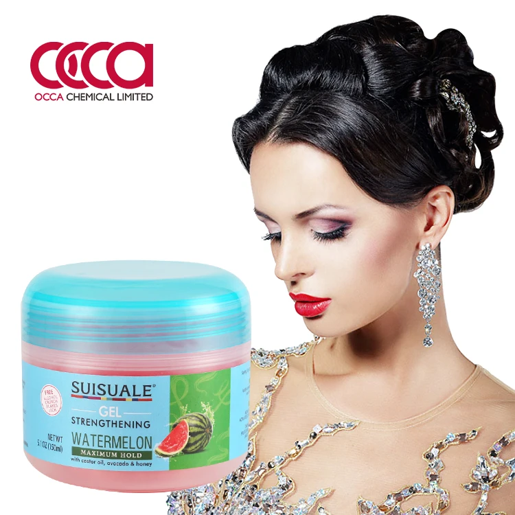 Private Label Custom Logo Hair Styling Products Wax Hair Gel For Black Women Men