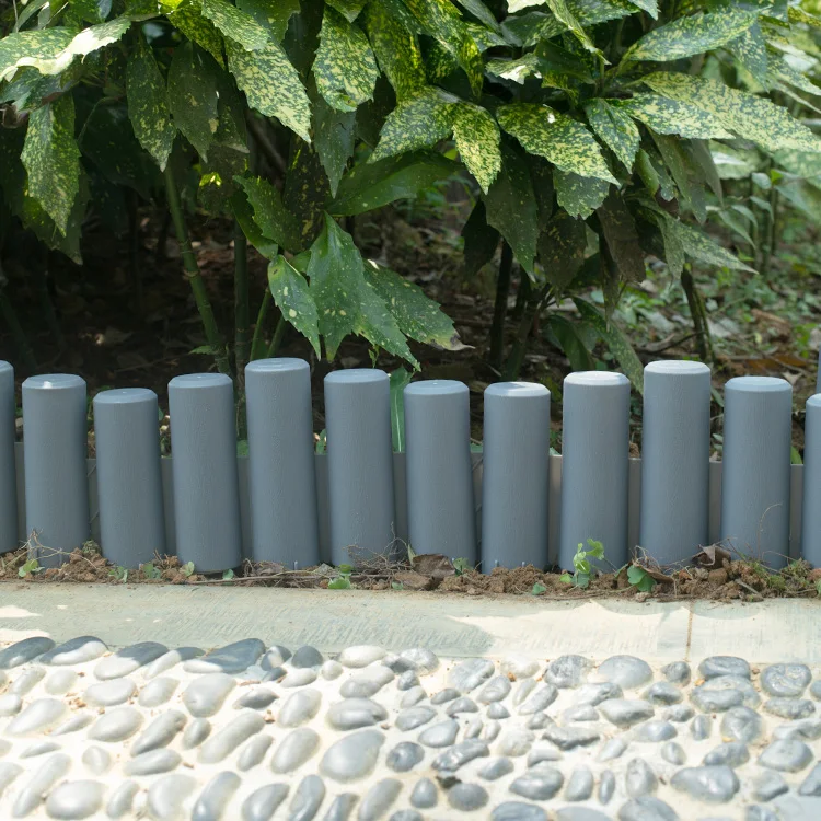 flexible lawn edging plastic small decorative flower lawn fence garden edging mini fencing