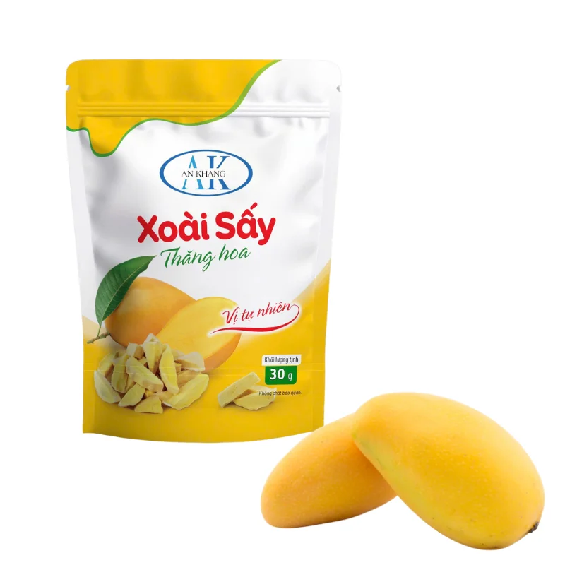 Competitive Price 100% Dried Mango Good For Health Nutrient-Dense HACCP Certification Carton Box Package Vietnamese Supplier