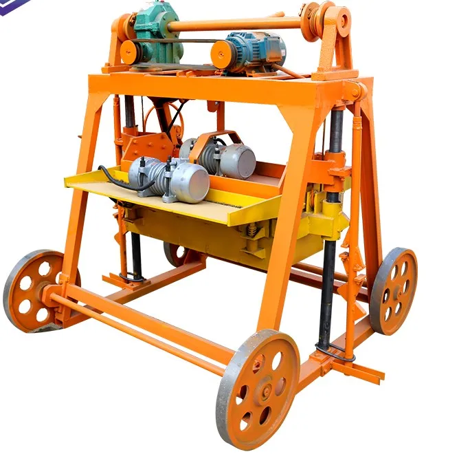 QMY4-45 Construction Machinery Concrete Block Making Machine Hollow Block Molding Egg Lying Machine Less Invest More Income