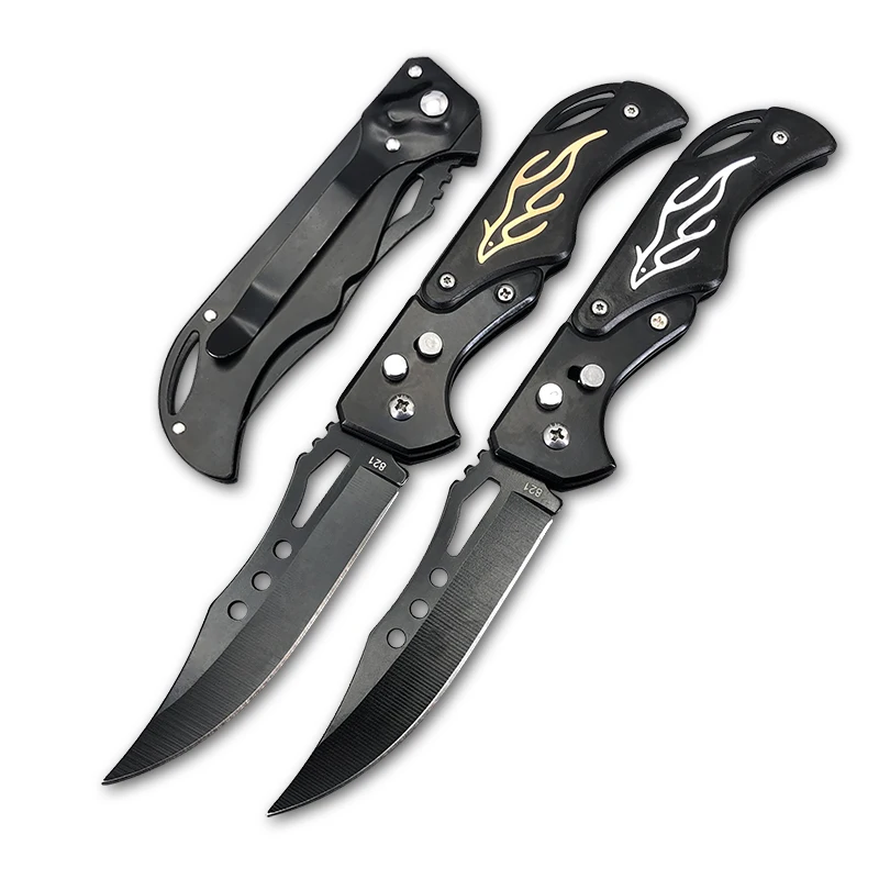 Тактические складные ножи 440 Сталь многофункциональный быстро открыть EDC карманные ножи охотничьи ножи Открытый Кемпинг для ежедневного использования, инструменты для выживания