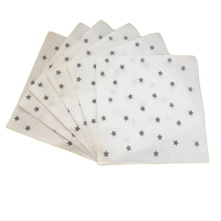 Hotel Beverage Custom logo 23*23cm 1 ply 16gsm Cocktail Paper Napkin