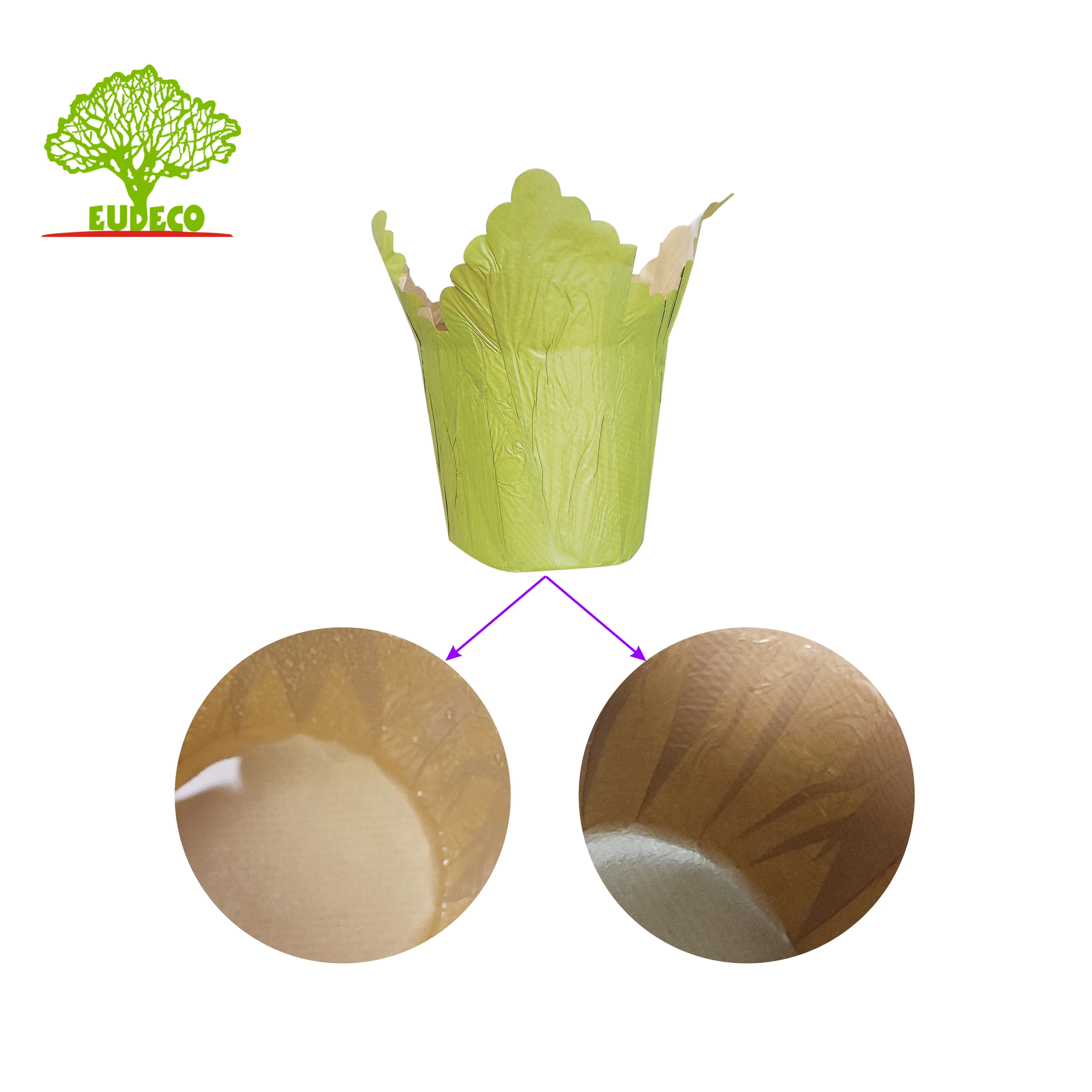 Упаковка из переработанной крафт-бумаги, предварительно сформированный цветок, покрытие растений, водонепроницаемая упаковка для водных растений