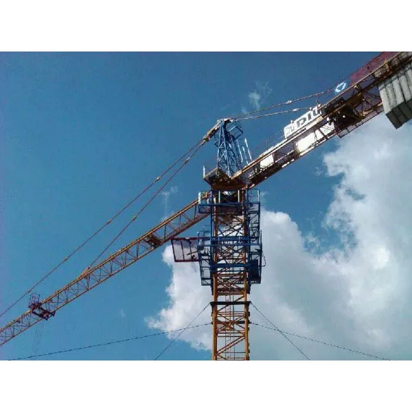 Китайская Строительная лебедка Luffing-jib башенный кран L200-12 на