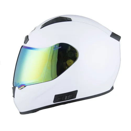 
Abs Material Abs Full Face Helmets for Motorcycle Cheap Price Black BLACK/WHITE S/M/L/XL Safe Driving MD-FP05 