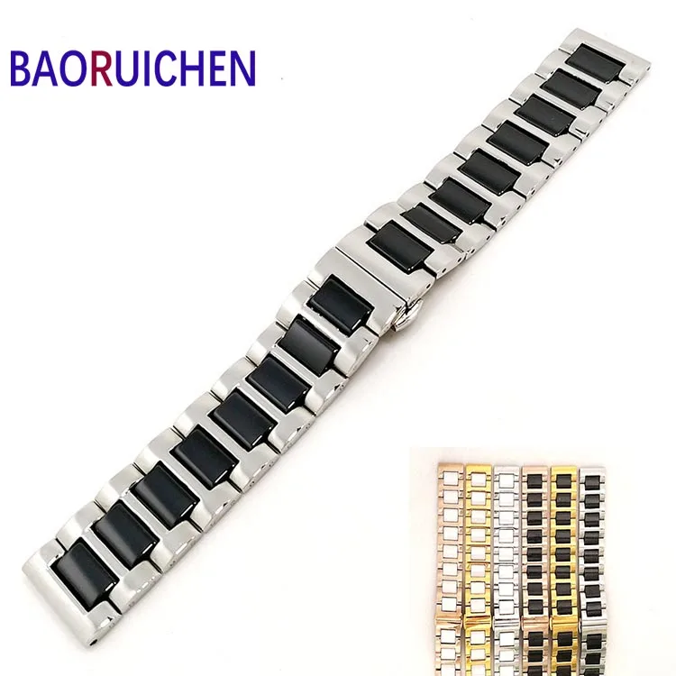 Ceramic watch Band bracelet samsung gear sport watch strap gear s3 s2 band galaxy watch band 20mm 22mm