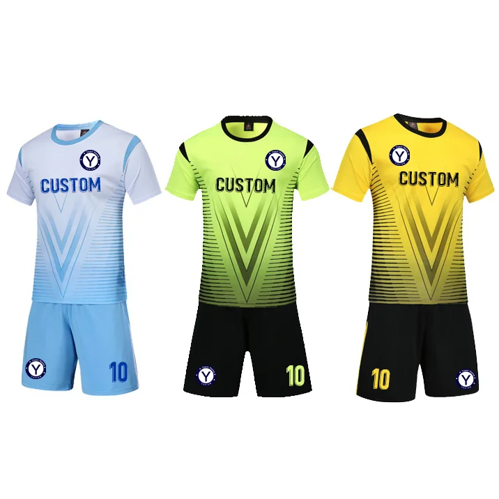 Adult Kids Football Jerseys Sets Men Boys Soccer Kit Sport Clothes  Football Uniforms Women Soccer Training Suits