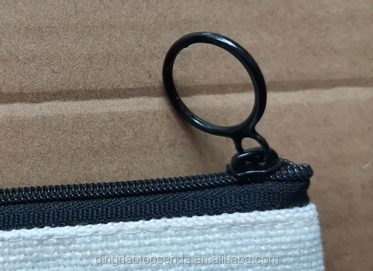 Custom Ladies Small Wallet Blank White Linen Coin bag Dye Sublimation Purse