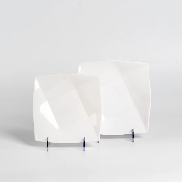 Trade assurance white blank melamine side plastic plate ,white plate melamine