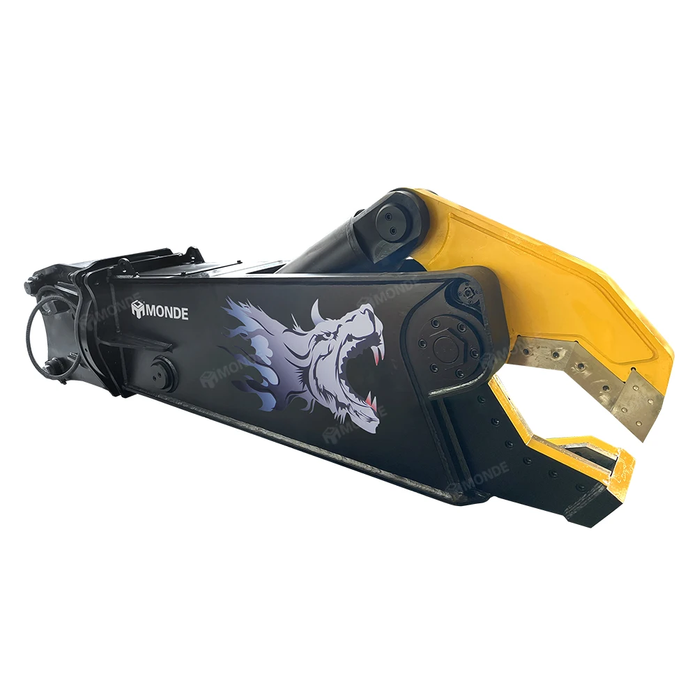 MONDE excavator demolition scrap cutter shear Metal Scrap steel hydraulic eagle shears 20t 30t 45t 60t 90t