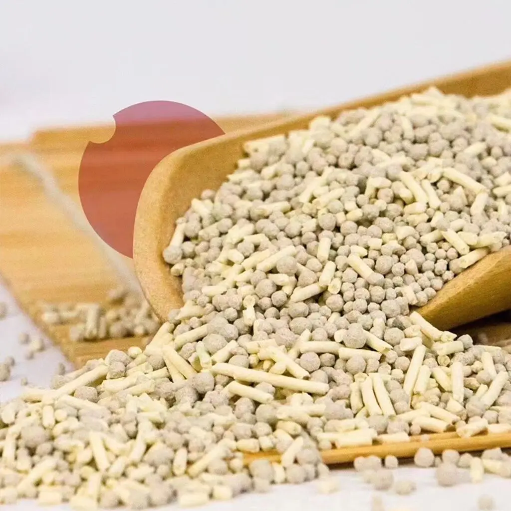 Natural ingredients Tofu cat litter Strong water absorption, deodorizing and dust-free 7L mixed granule cat litter