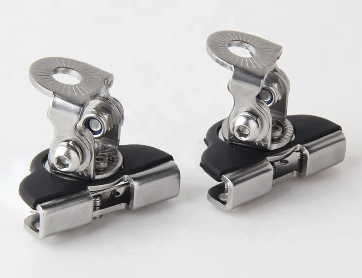 2PCS Universal Adjustable Pillar Hood  Stainless Steel Auto Hood Led Light Bracket Led Light Mounting Holder