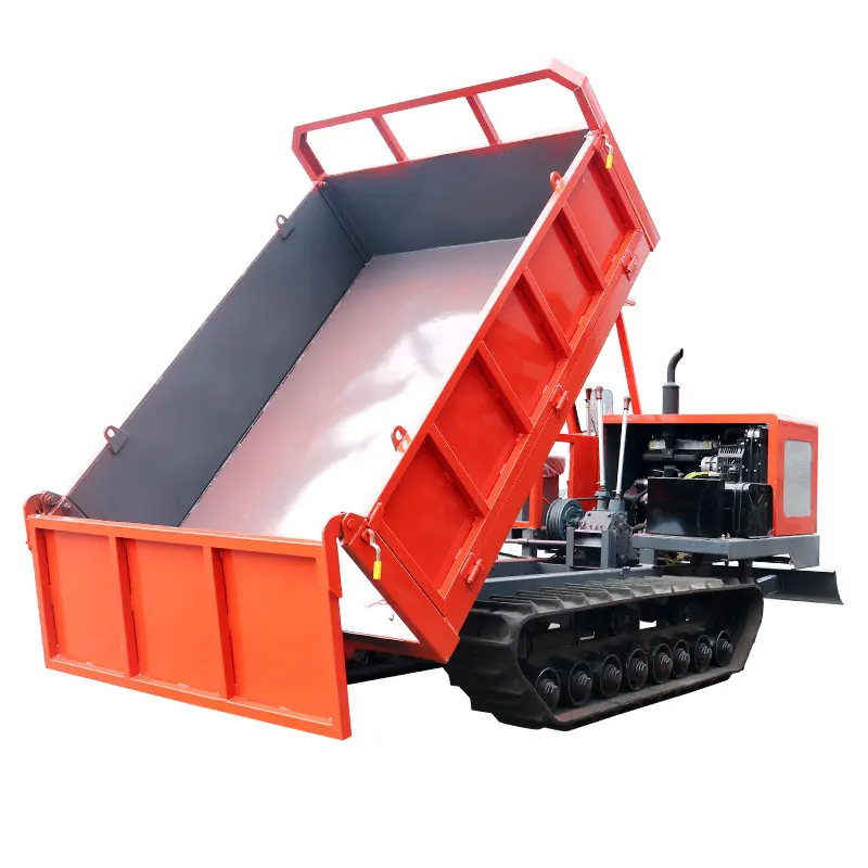 3.5 ton crawler dumper carrier with Bulldozer