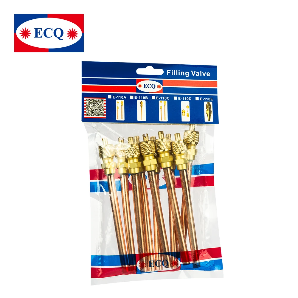 1/4 дюймов холодильные запасные части доступ к меди/зарядки/игольчатый клапан без обратный клапан