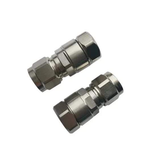 Factory direct sale N male plug straight clamp rf connector for 1/2 inch feeder cable LDF4-50A cable for DAS IBS