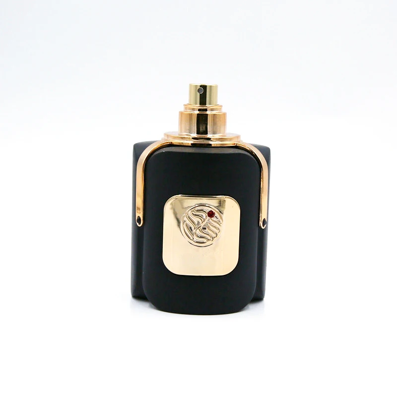 Unique Design Matte Black Cylinder Luxury Glass Perfume Spray Bottle