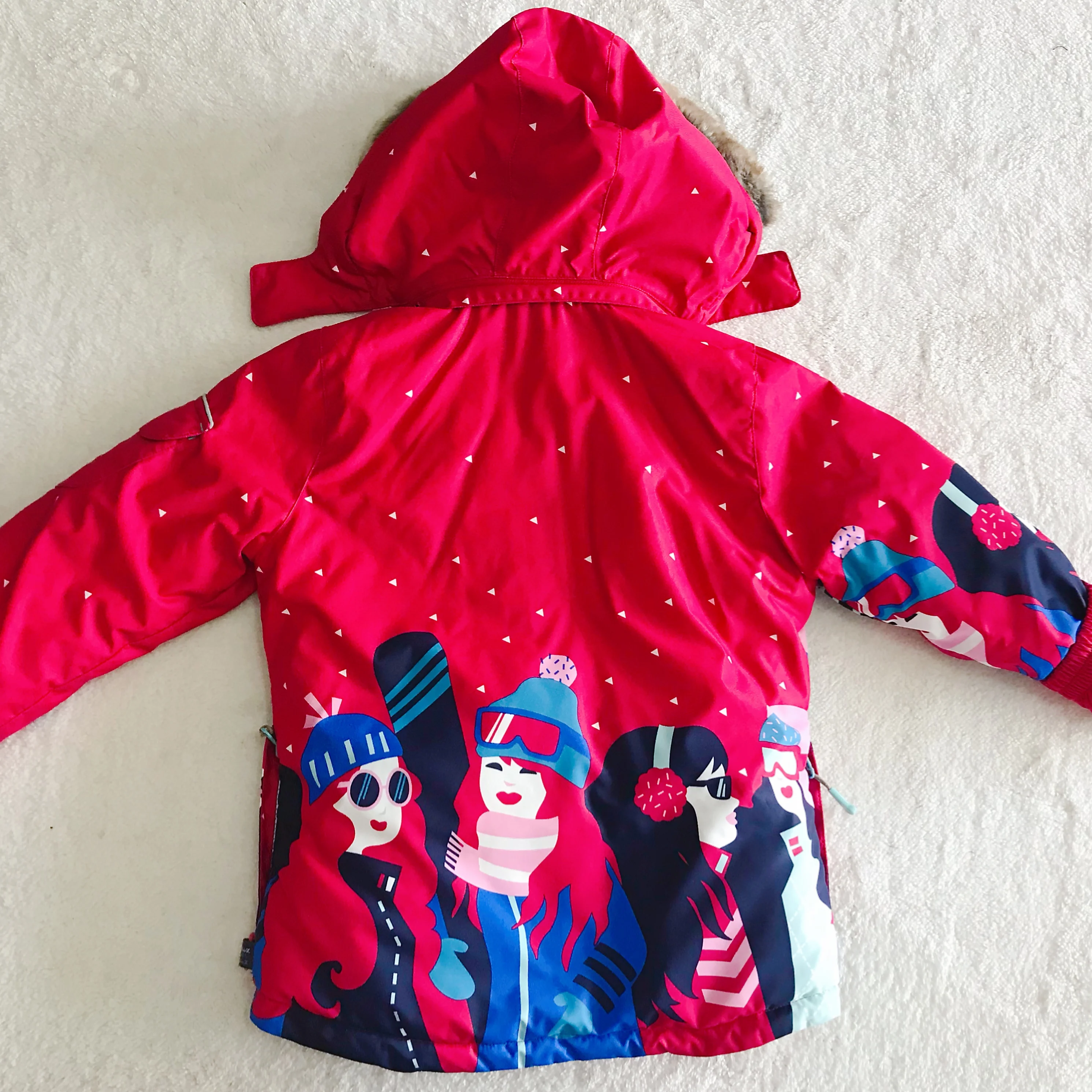 
Children custom outdoor ski suits winter thickened warm sportswear snowsuits kids waterproof ski jacket 