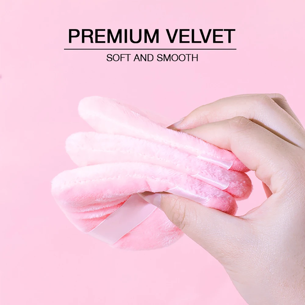 Liya Beauty skincare tools pink makeup sponge love loose powder applicator cosmetic puffs