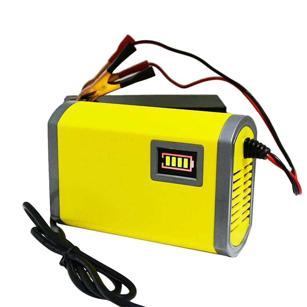 8A 6A 12V 24V RoHs Battery Charger Maintainer 3 Stage Fully Automatic Battery Charger with LCD Screen for wholesale