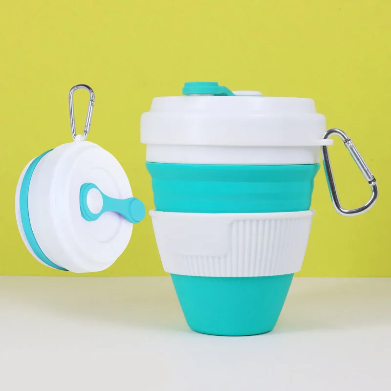 Уличный Силиконовый складной чайник для кемпинга, Набор чашек, силиконовый чайник для кемпинга на открытом воздухе