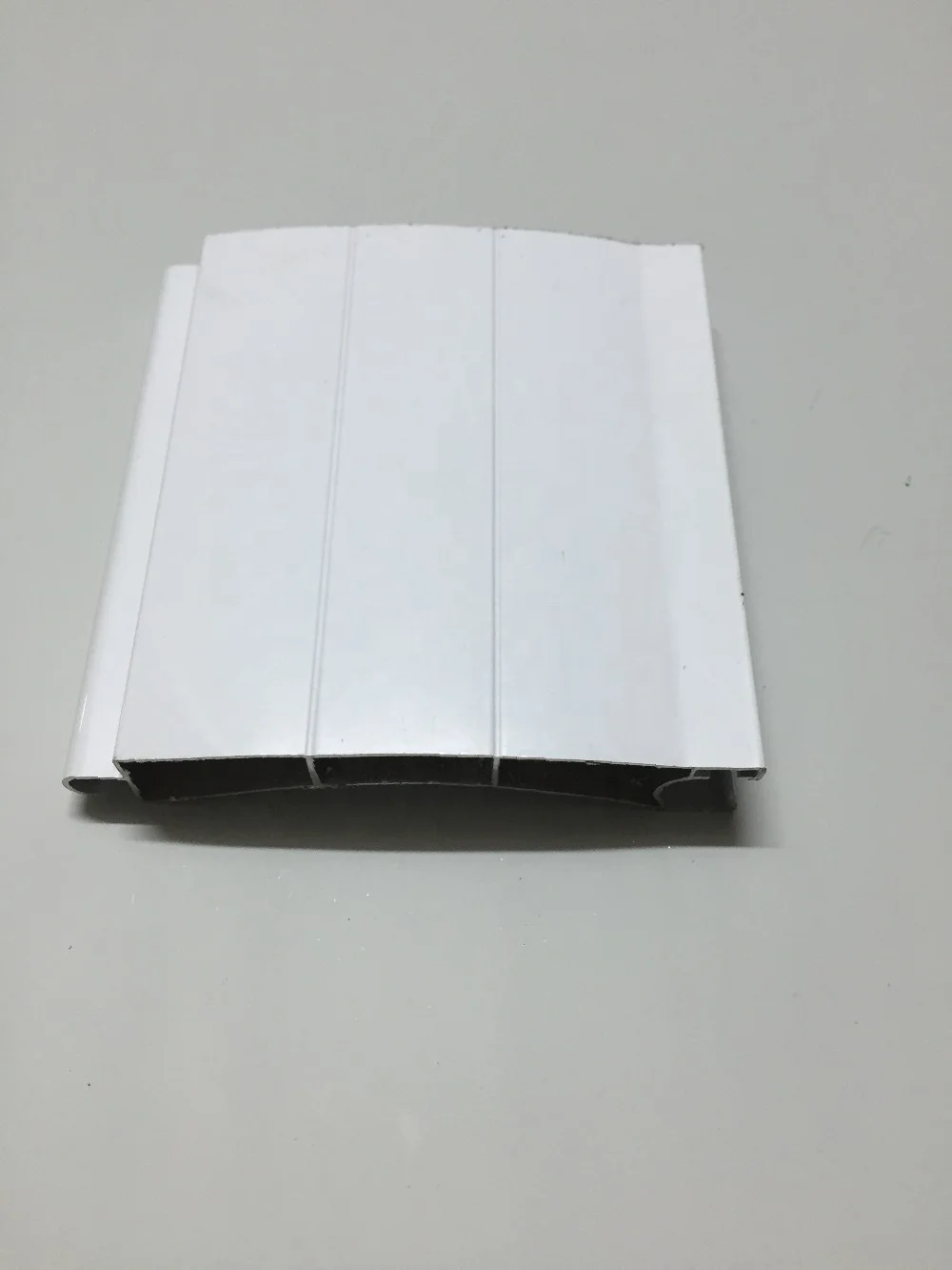 Anodized silver white 45mm roller shutter slat aluminum extrusion profile rolling shutter for doors and windows
