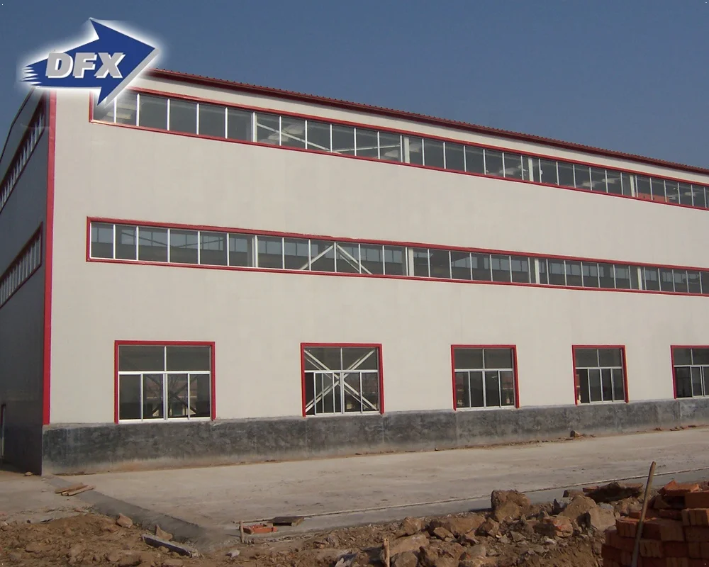 Light Weight Curved Roof Steel Structure Workshop Warehouse Factory Plant from Qingdao China