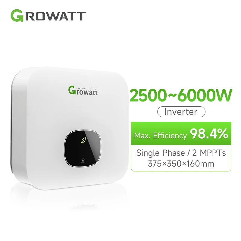 Growatt Inverter Single Phase 230Vac 3000W 5000W 6KW Solar Inverter Price