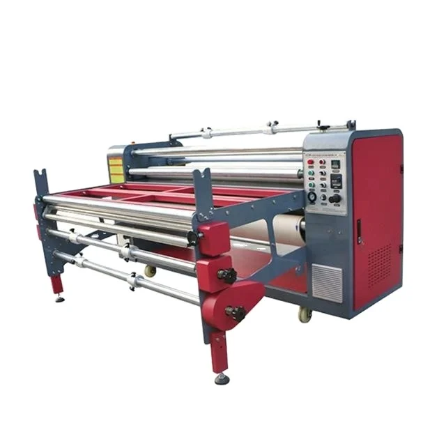 roller heat press with automatical conveyor table